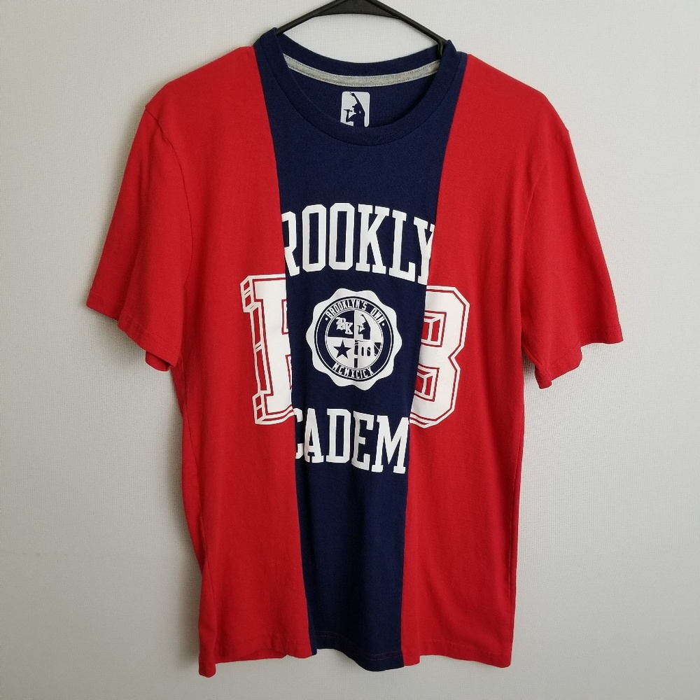 Rocawear Brooklyn's Own red navy blue tshirt